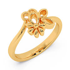 Flower Petal Openwork Bloosom Ring