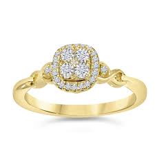 Blue Stone Cluster Ring